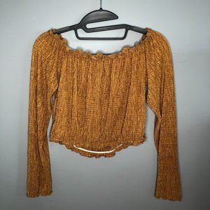 BOHO Long Sleeve Crop Top
